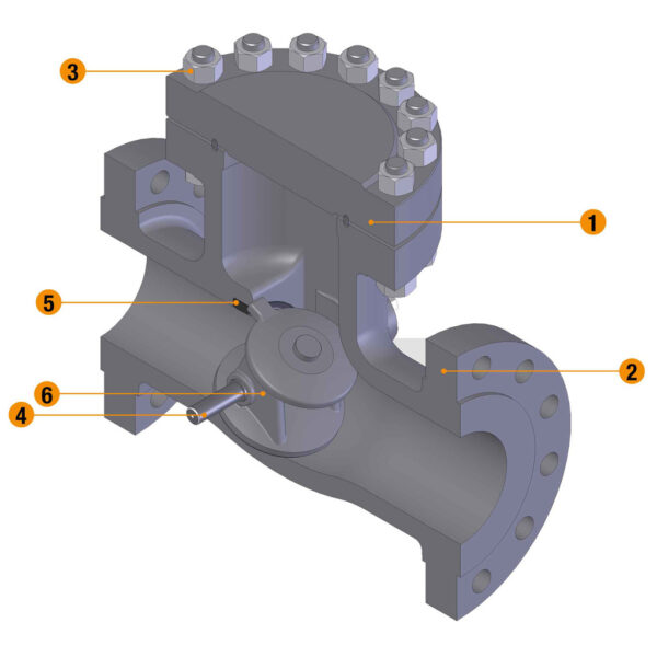 Tilting Disc Check Valve Top Entry